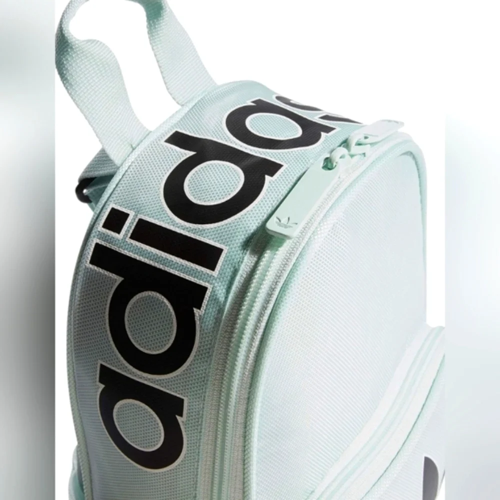 NWT Adidas Originals Unisex Santiago Mini Backpack, Ice Mint Green - Picture 3 of 8
